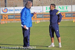 Sport - Calcio - Viterbese - Dino Pagliari e Michel Cruciani