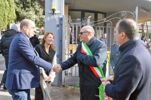 Tarquinia - Nicola Zingaretti in visita all'ospedale