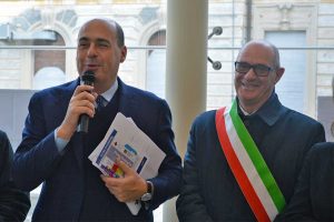 Tarquinia - Nicola Zingaretti in visita all'ospedale