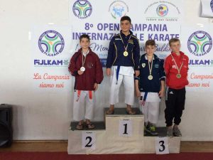Sport - Karate - Asd Fatamorgana - Massimo Capitta sul podio