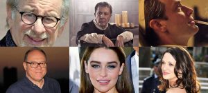 Steven Spielberg, Dustin Hoffman, Jude Law, Carlo Verdone, Emilia Clarke, Asia Argento