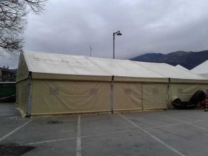 Aeopc Tarquinia - Le tende nelle zone terremotate