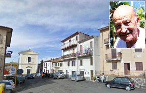 Vetralla - Tre Croci e nel riquadro il generale Mario Di Rienzo