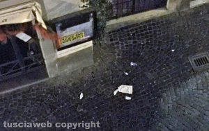 Viterbo - Via San Lorenzo - Il luogo della lite finita a colpi di punteruolo