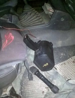 Il materiale sequestrato dalla polizia provinciale ai cacciatori
