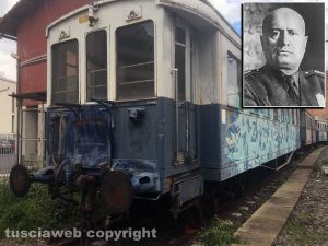 Viterbo - Roma Nord - La carrozza usata dal duce nel 1932