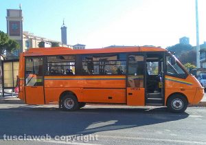 Viterbo - Un autobus della Francigena