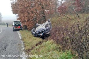 Viterbo - Incidente sulla Teverina