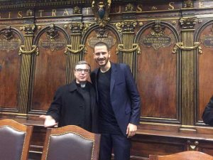 Viterbo - Don Alfredo e Leoardo Bonucci