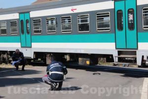 Bagnaia - Schianto auto-treno