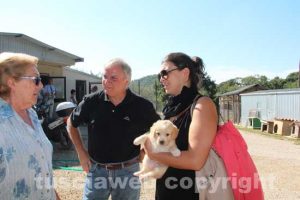 Canile di Bagnaia - La vicesindaca Luisa Ciambella con Elvia Viglino
