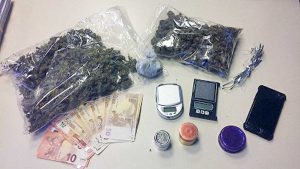 Viterbo - Il materiale sequestrato dagli agenti della mobile