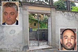 Viterbo – Villa Ascenzi, sede Caffeina - Nei riquadri Alberto Cerza e Fabio Mulas