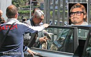 Viterbo - Un arresto dell'operazione Cayenne - Nel riquadro Matteo Leporatti