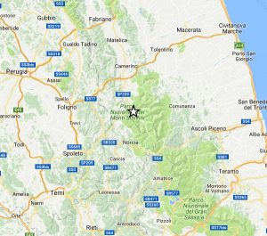 Castelsantangelo sul Nera - Scossa di magnitudo 4,3 in provincia di Macerata