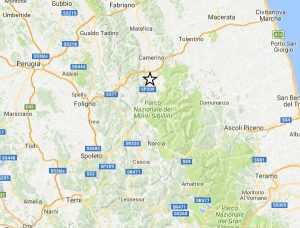 Macerata - Scossa di magnitudo 3,7