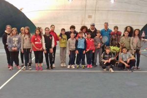 Sport - Gli studenti alla Tennis accademy di Viterbo