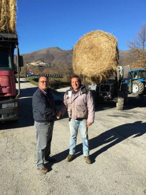 Il carico solidale della Coldiretti di Tuscania per Amatrice