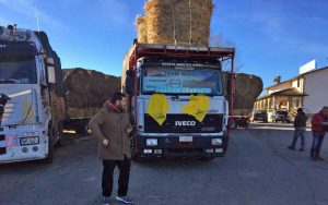 Il carico solidale della Coldiretti di Tuscania per Amatrice