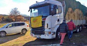 Il carico solidale della Coldiretti di Tuscania per Amatrice