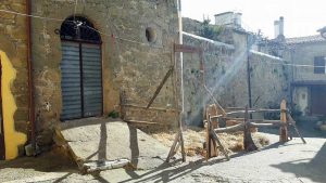 Ischia di Castro - I preparativi per il presepe vivente 