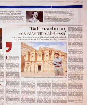 Claudio Margottini - L'articolo della Stampa