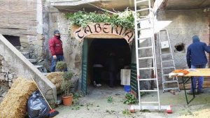 Ischia di Castro - I preparativi per il presepe vivente 