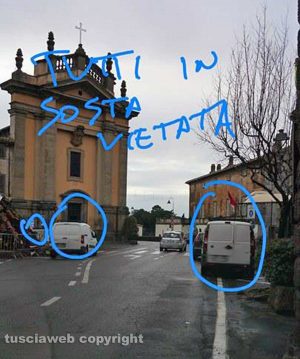 Bagnaia - Parcheggio selvaggio