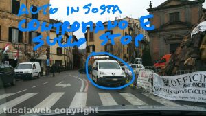 Bagnaia - Parcheggio selvaggio