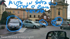 Bagnaia - Parcheggio selvaggio