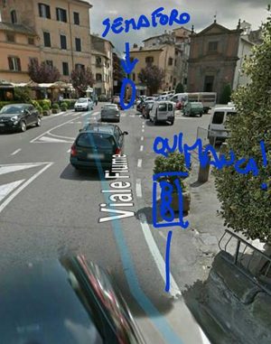 Bagnaia - Segnalazione - Ipotetici semafori in viale Fiume