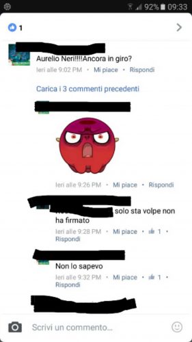 Viterbo - Le minacce ad Aurelio Neri (Usb) su Facebook