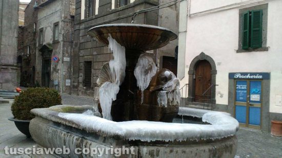 Vetralla - Fontana ghiacciata