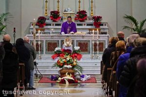 Viterbo - I funerali di Luciano Martoni
