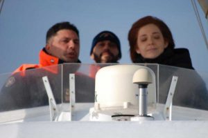 Civitavecchia - Marta Grande in visita alla guardia costiera