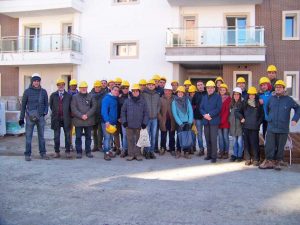 Gli studenti del Geometri alla Scuola edile