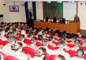 L'incontro alla scuola sottufficiali