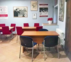 Viterbo - La biblioteca della Fondazione Sarti