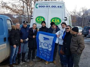 La Befana del poliziotto ad Amatrice 