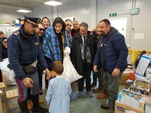 La Befana del poliziotto ad Amatrice 