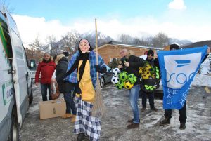 La Befana del poliziotto ad Amatrice 