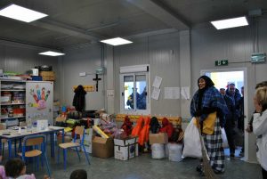 La Befana del poliziotto ad Amatrice 