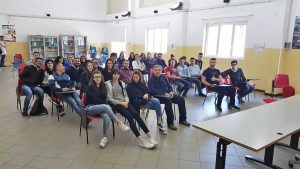 Alcuni alunni dell'Iis Cardarelli