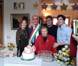 Egidia Martini festeggia i 100 anni