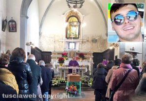 Canino - Il funerale di Christian Poscia