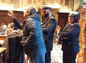 Viterbo - Consiglio comunale - Alberto Abatecola inveisce contro la giunta