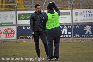 Sport - Calcio - Viterbese - Jefferson a colloquio con Dino Paglari