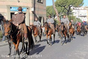 Viterbo - Sfilata di sant'Antonio - La benedizione degli animali in piazza del Comune