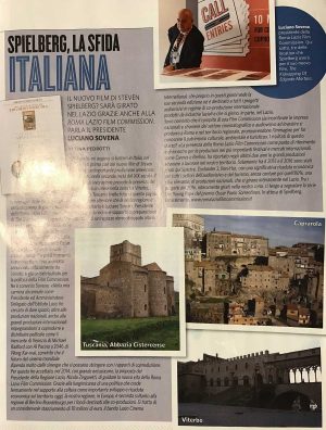 Spielberg nella Tuscia, l'articolo di Ciak