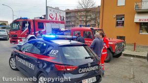Fabrica di Roma - Incendio in un negozio per bambini